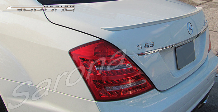 Custom Mercedes S Class  Sedan Trunk Wing (2007 - 2013) - $290.00 (Part #MB-066-TW)